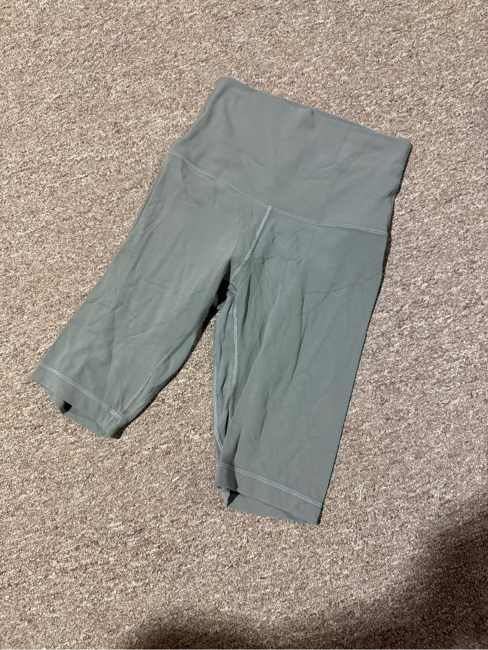 Lululemon Super High Rise Align Short Grey Sage Shorts